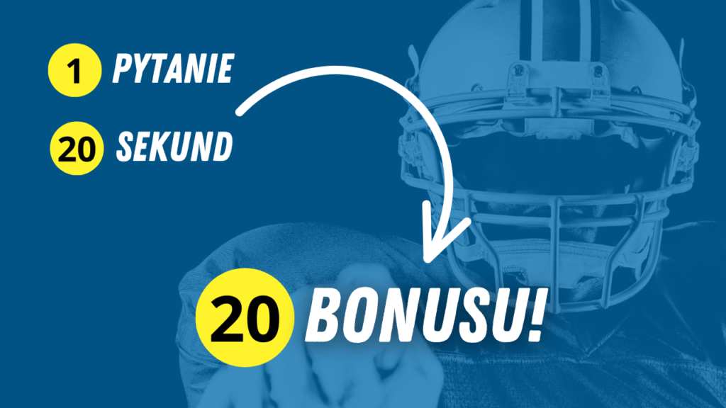 1 pytanie, 20 sekund = 20 PLN bonusu za darmo w Betcris