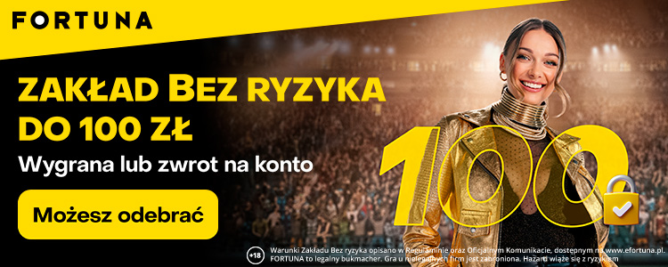 STS bonus powitalny - zakład bez ryzyka 100 PLN